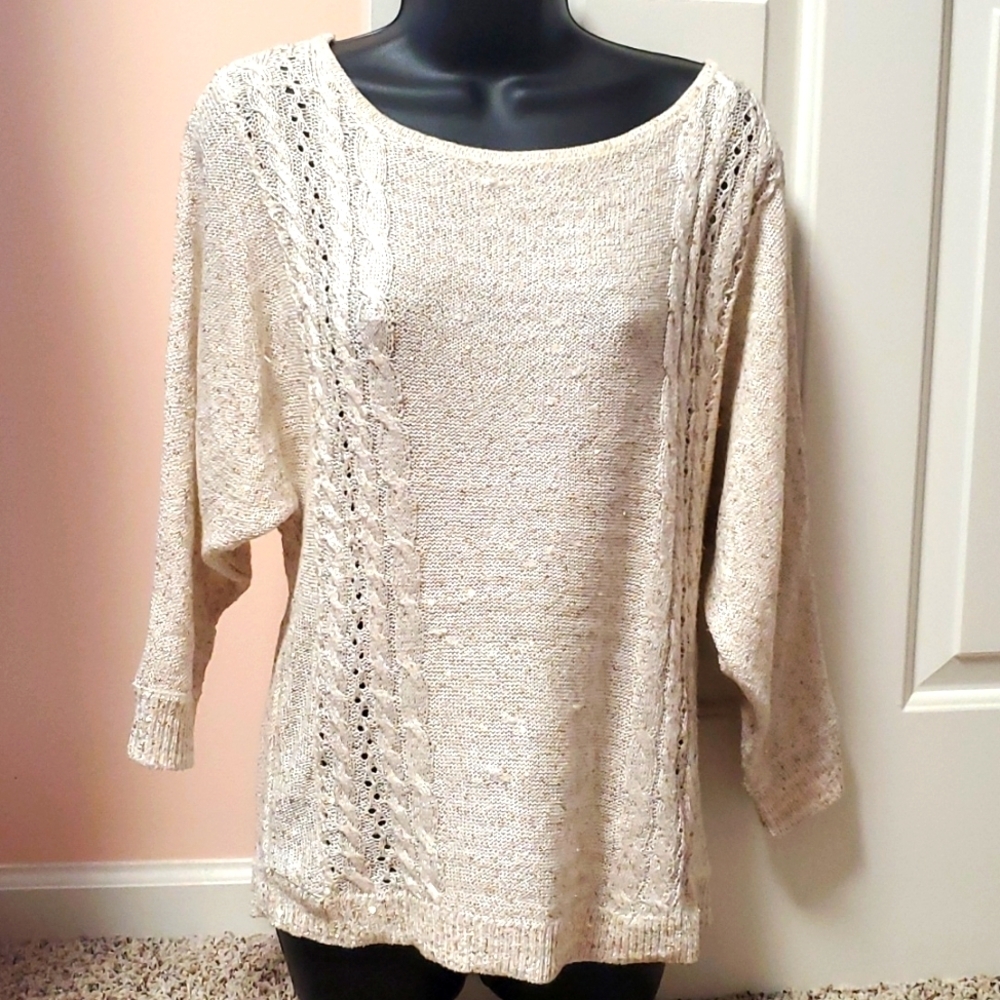 NY & Co. Cable Knit Sweater